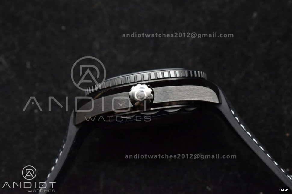 Real Deep Edition Strap Nylon on Super Ceramic VSF 45.5mm Black Black Clone Planet A8906 Best 1:1 Ocean 0517